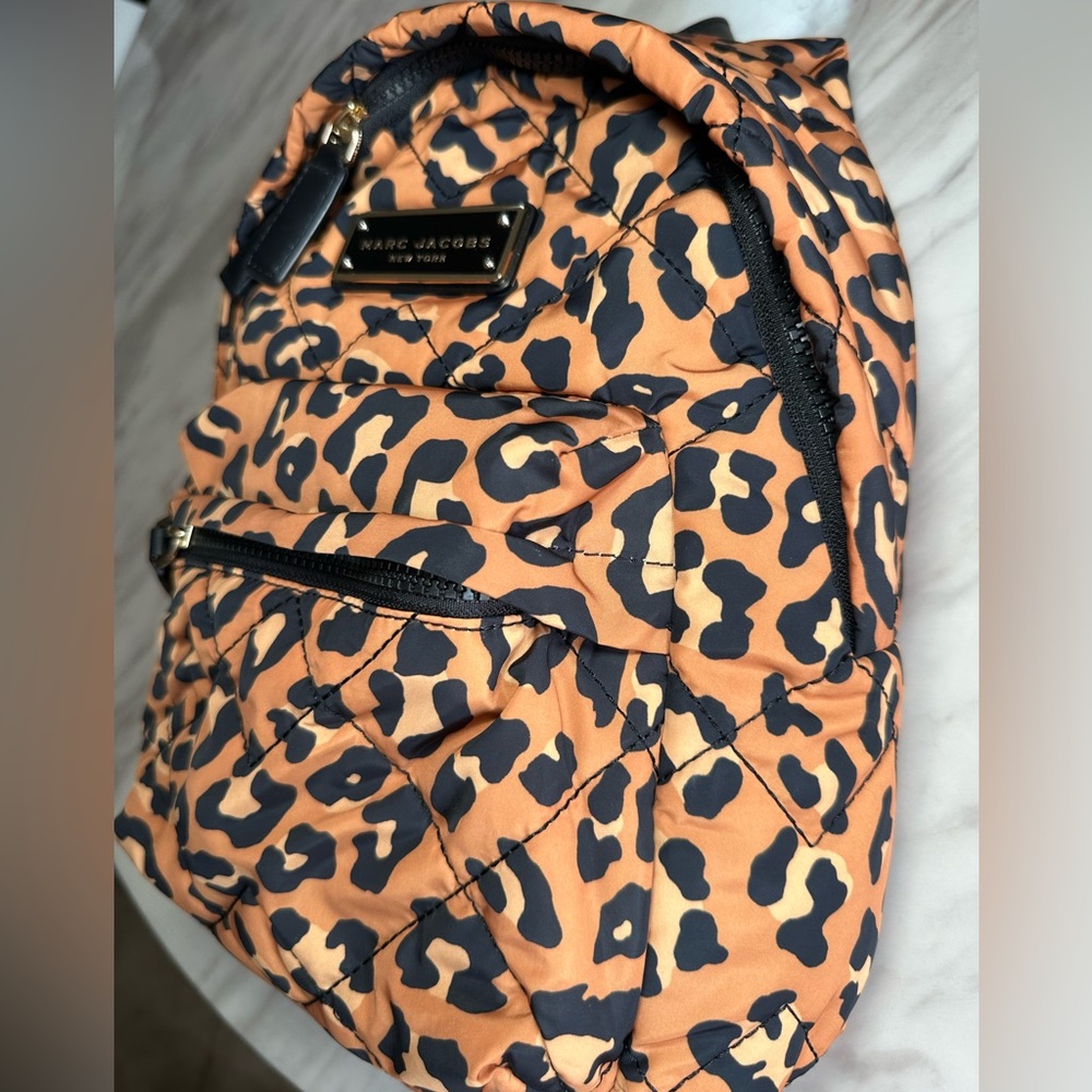 Marc Jacobs Mini Leopard-Print Backpack Authentic - image 3